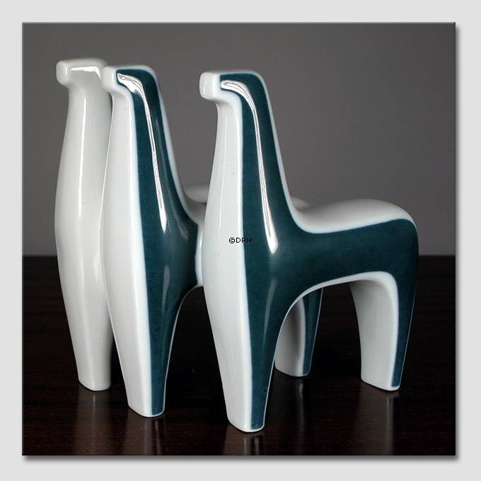 Drei Pferde, Bing & Gröndahl Figur oder 4207