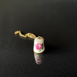 Bing & Gröndah Fingerhut mit Kette, Rot Blume