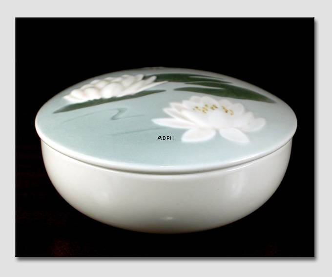 Deckel-Krug mit Seerose, Bing & Gröndahl Nr. 5418
