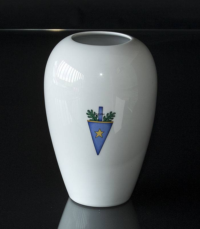 Weihnachtsvase mit dem Weihnachtsmann, Bing & Gröndahl Nr. 5486