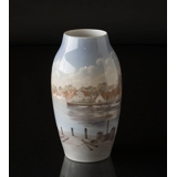 Vase mit weißem Hafen, Bing & Gröndahl Nr. 550-5243