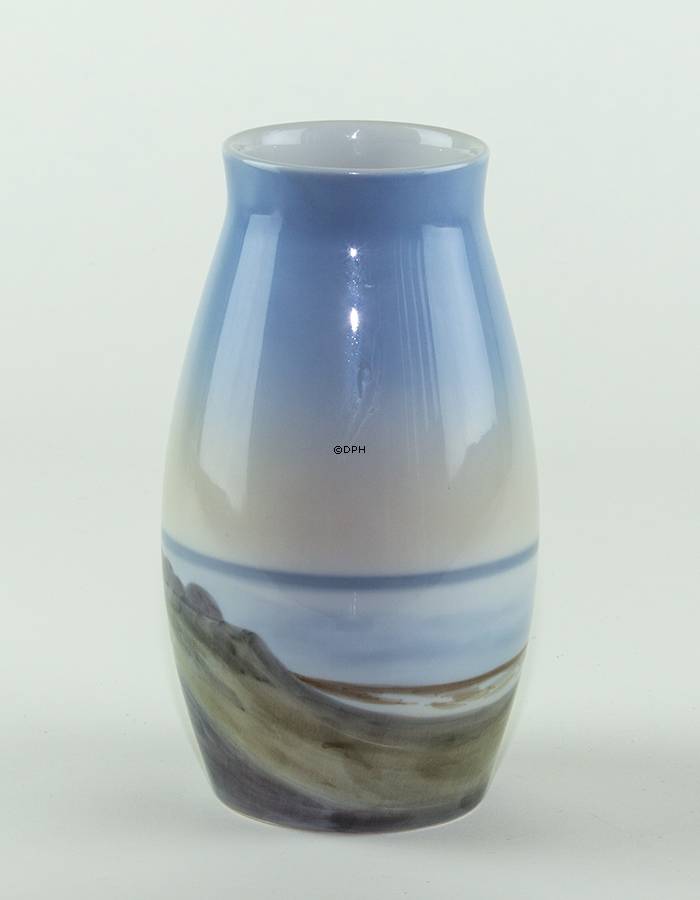 Vase mit Landschaft mit Baum, Bing & Gröndahl Nr. 575-5247