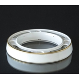 Adventsleuchter / Leuchter weiß mit Gold Bing & Gröndahl Nr. 6204