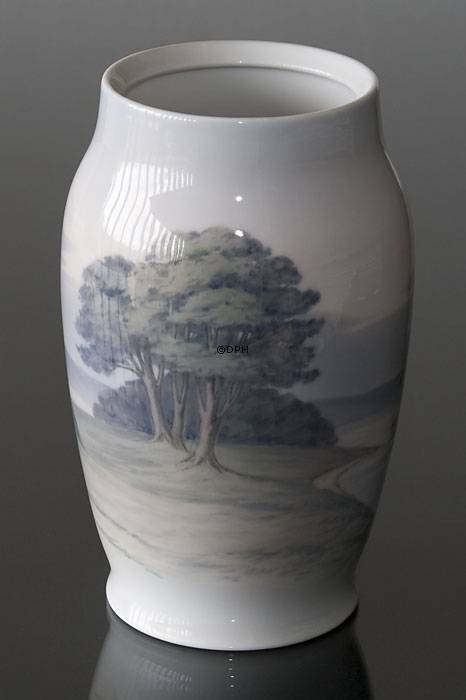 Vase mit Segelschiff, Bing & Gröndahl no. 6682-2