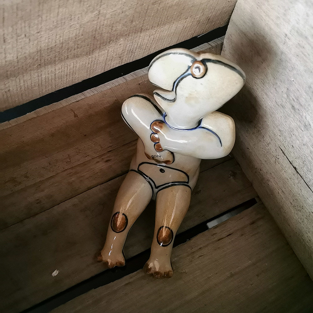 Steen Lykke Madsen Figur, Bing & Gröndahl Steingut Figur Nr. 7046