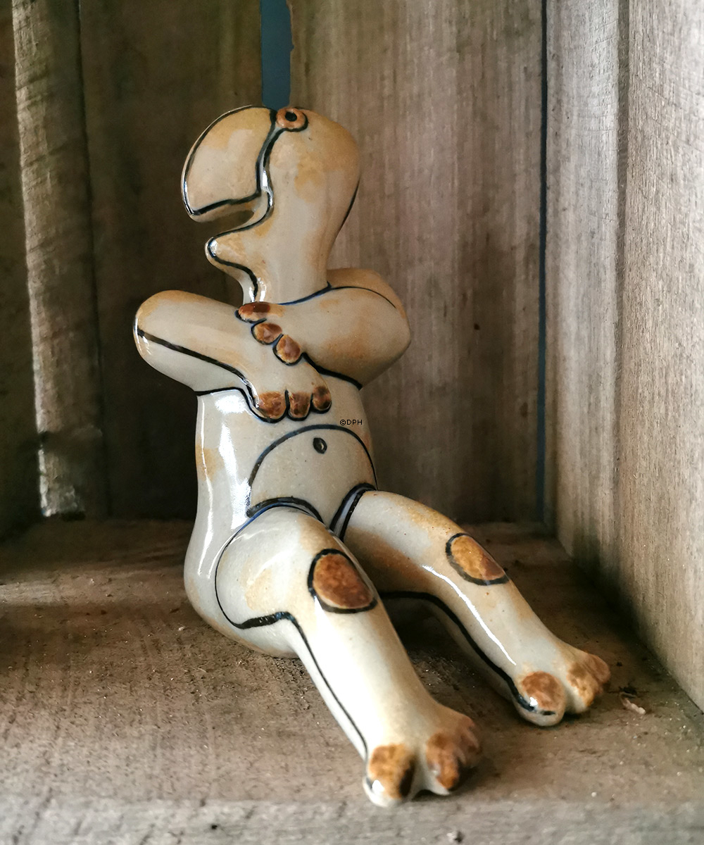 Steen Lykke Madsen Figur, Bing & Gröndahl Steingut Figur Nr. 7046