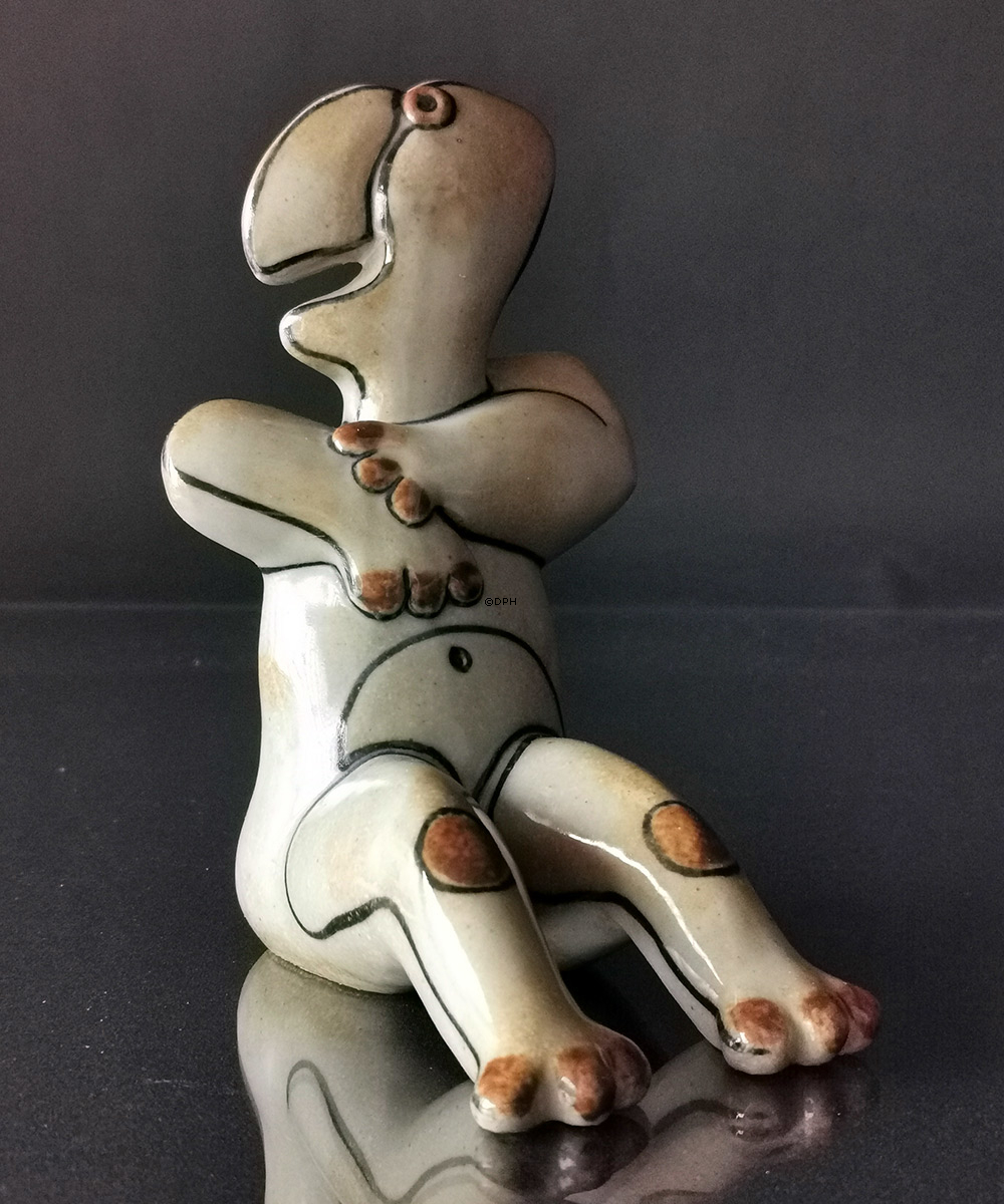 Steen Lykke Madsen Figur, Bing & Gröndahl Steingut Figur Nr. 7046