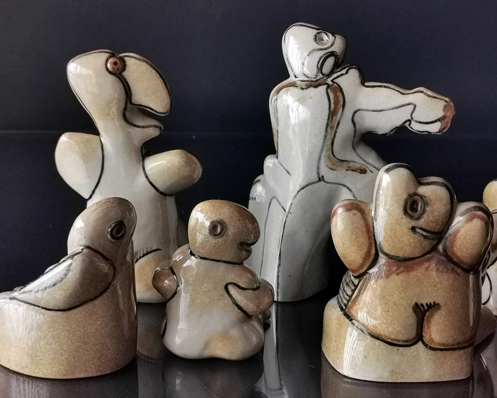 Steen Lykke Madsen Figur, Bing & Gröndahl Steingut Figur Nr. 7051 - Fantasie