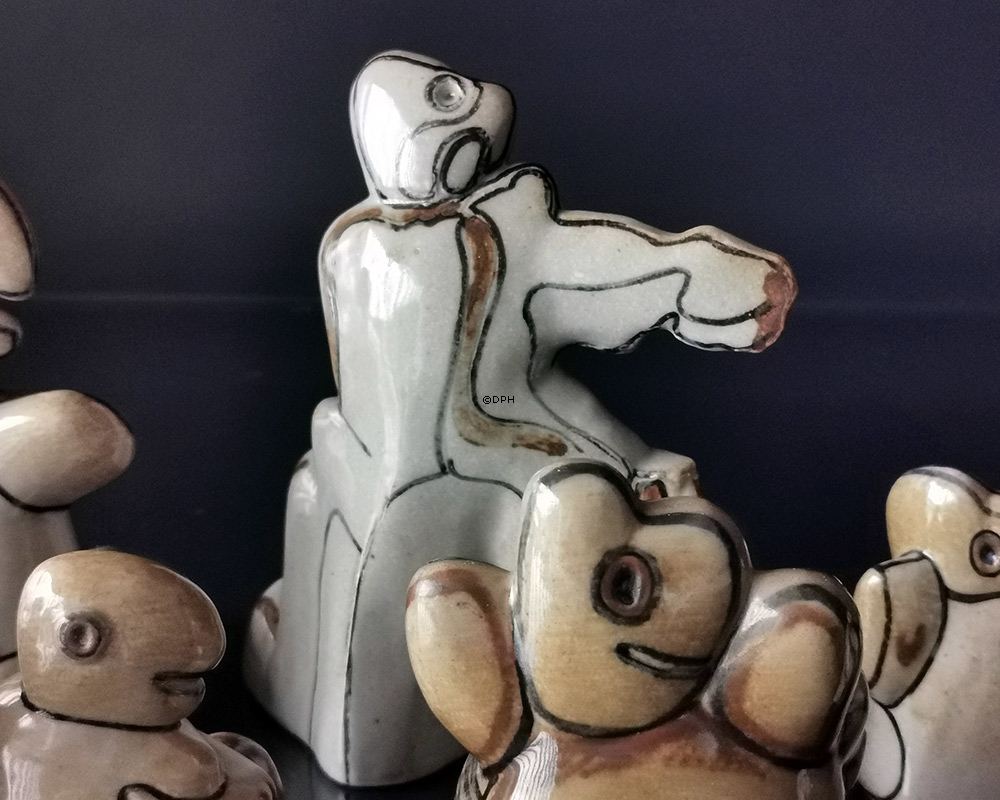 Steen Lykke Madsen Figur, Bing & Gröndahl Steingut Figur Nr. 7051 - Fantasie