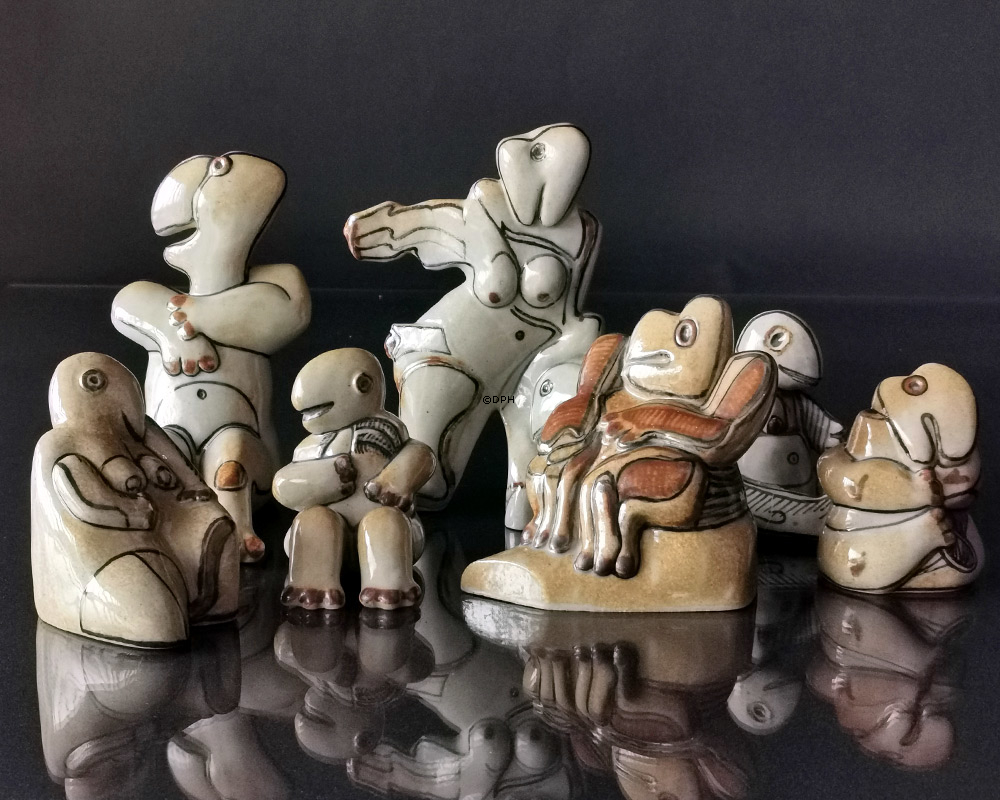 Steen Lykke Madsen Figur, Bing & Gröndahl Steingut Figur