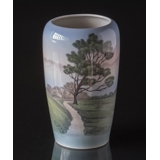 Vase mit dem Weg zum See, Bing & Gröndahl Nr. 716-5448 oder 748