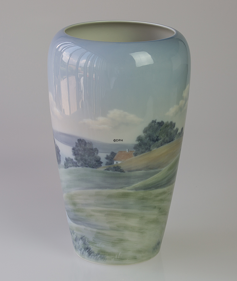 Vase mit Landschaft, Bing & Gröndahl Nr. 721-5450