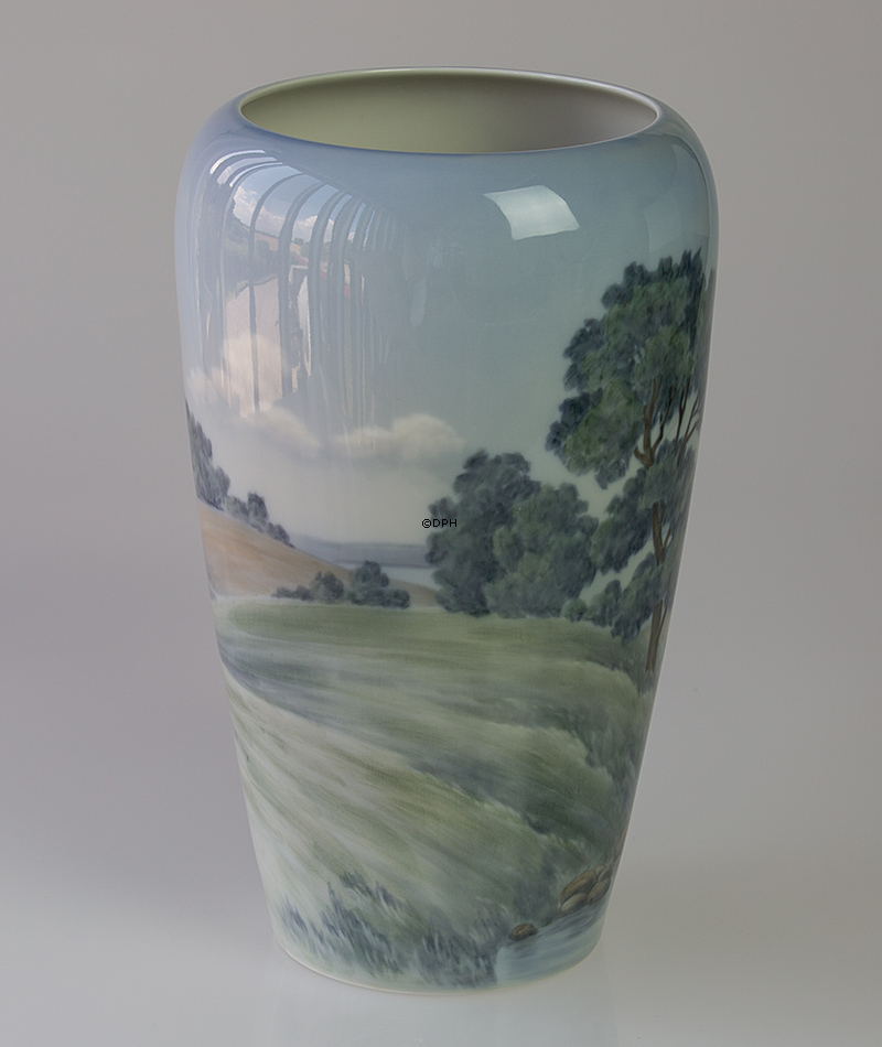 Vase mit Landschaft, Bing & Gröndahl Nr. 721-5450