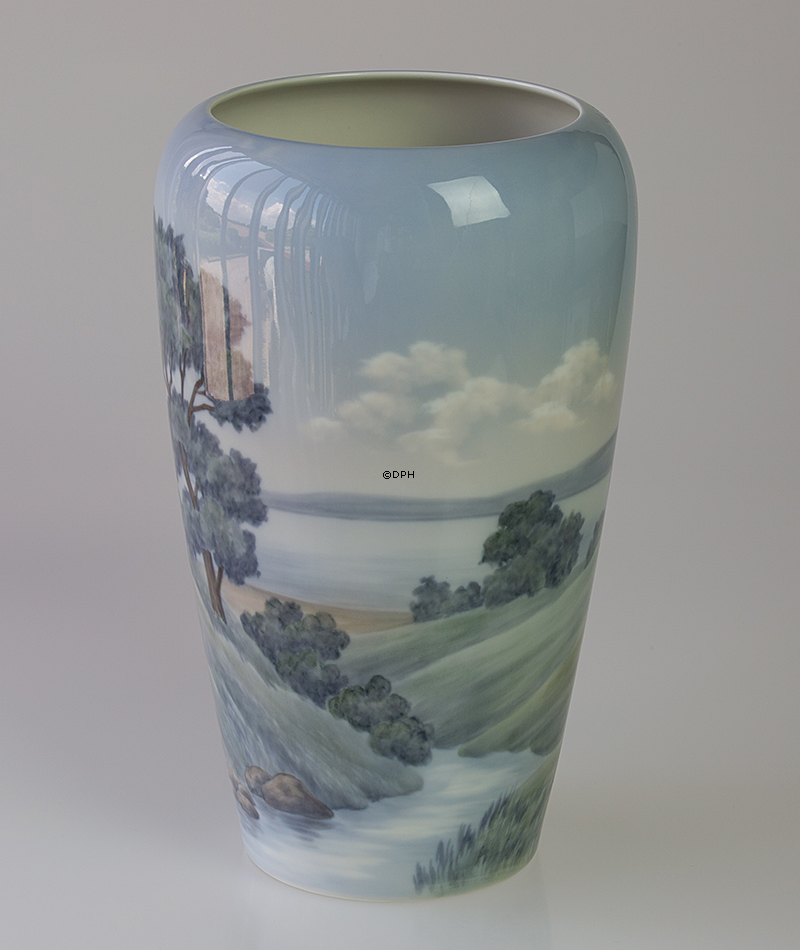 Vase mit Landschaft, Bing & Gröndahl Nr. 721-5450