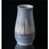 Vase mit Schiff, Bing & Gröndahl Nr. 800-5209