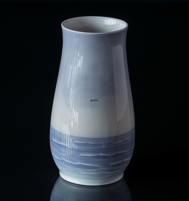 Vase mit Schiff, Bing & Gröndahl Nr. 800-5209