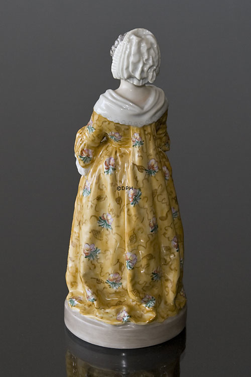 Magdelone in Maskerade, Ludvig Holberg Figur Bing & Gröndahl Nr. 8011