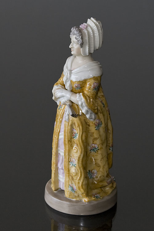Magdelone in Maskerade, Ludvig Holberg Figur Bing & Gröndahl Nr. 8011