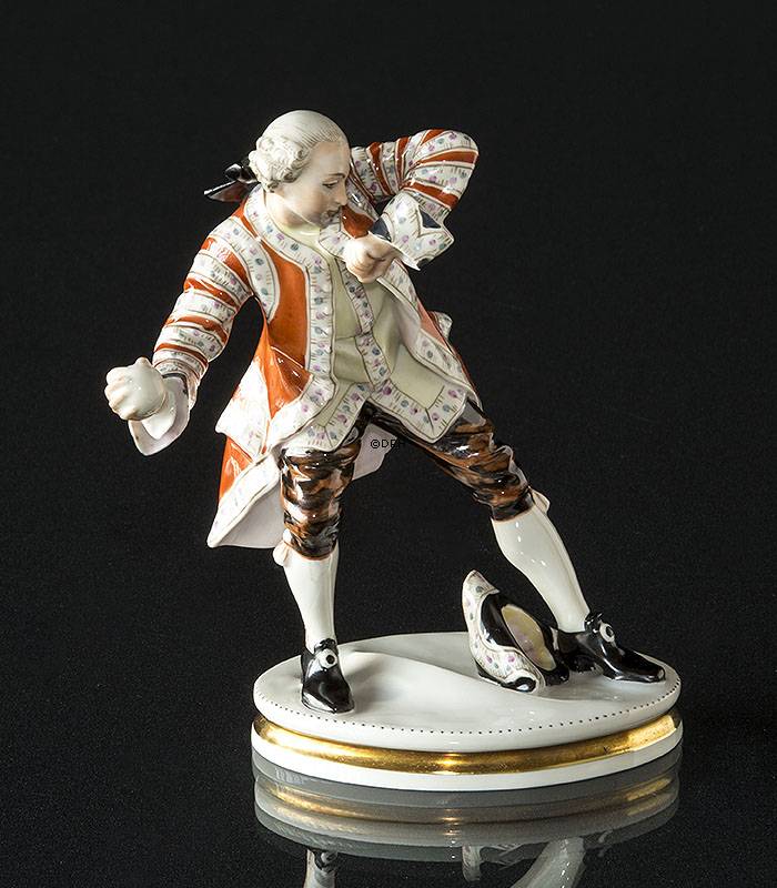 Schneeballkämpfer, Bing & Gröndahl Überglasurfigur Nr. 8025