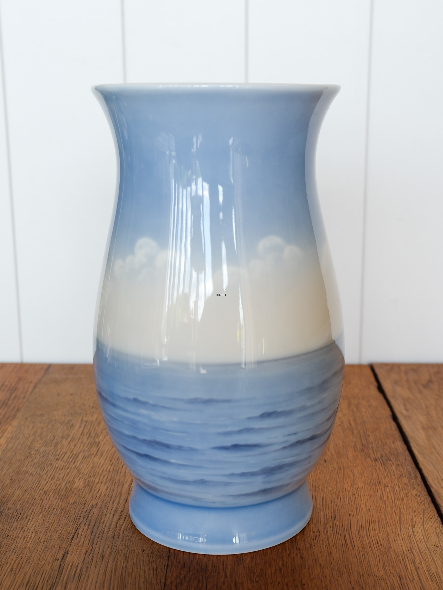 Vase mit Segelschiff, Bing & Gröndahl Nr. 810-5440.