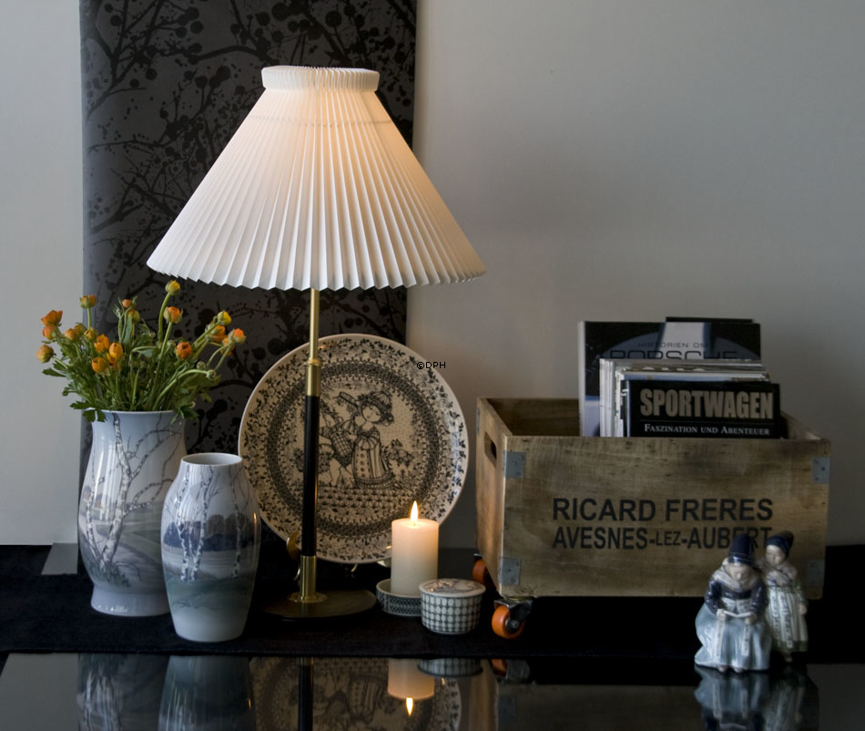 Vase mit Landschaft mit Birken, Bing & Gröndahl Nr. 8322-243 oder 545-5243