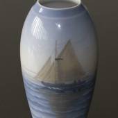 Vase mit Segelschiff, Bing & Gröndahl