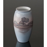 Vase mit Landschaft, Bing & Gröndahl Nr. 8521-254