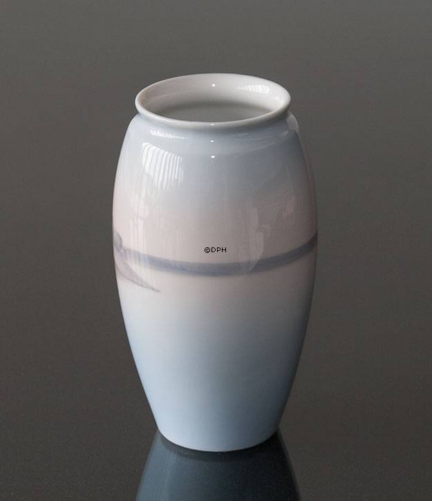 Vase mit Landschaft, Bing & Gröndahl Nr. 8521-254