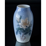 Vase mit weißer Rosenblüte, Bing & Gröndahl Nr. 8743-243