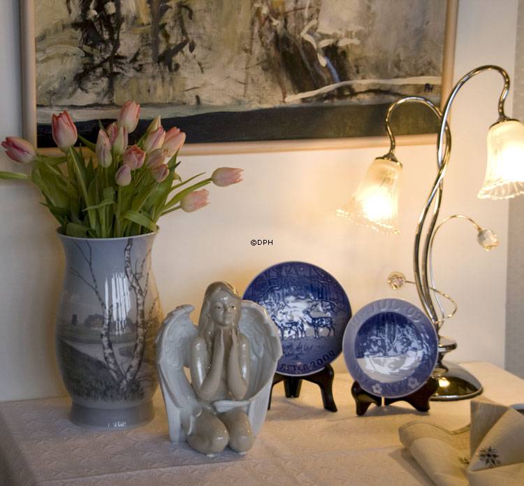 Vase mit Landschaft mit Birken, Bing & Gröndahl Nr. 8791-440