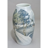 Vase mit Düppeler Mühle, Bing & Gröndahl Nr. 8794-243