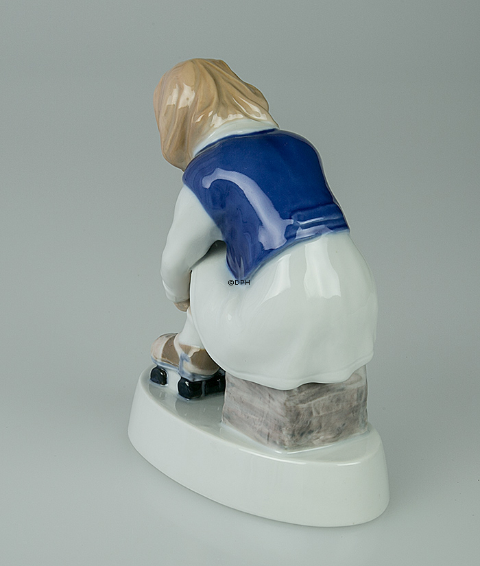 1986 Jahresfigur Jenny, Der kleine Rollschuhläufer, Bing & Grøndahl