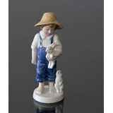 2001 Bing & Gröndahl Jahresfigur, Junge mit Hase