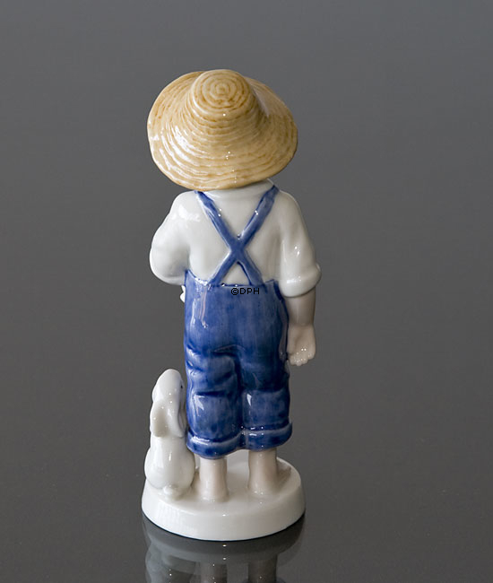 2001 Bing & Gröndahl Jahresfigur, Junge mit Hase