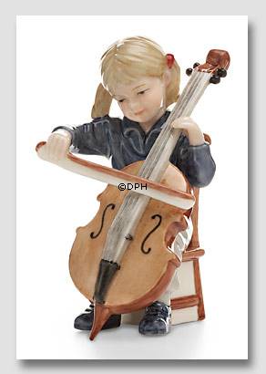 Emilie spielt Cello, Bing & Gröndahl Jahresfigur 2005