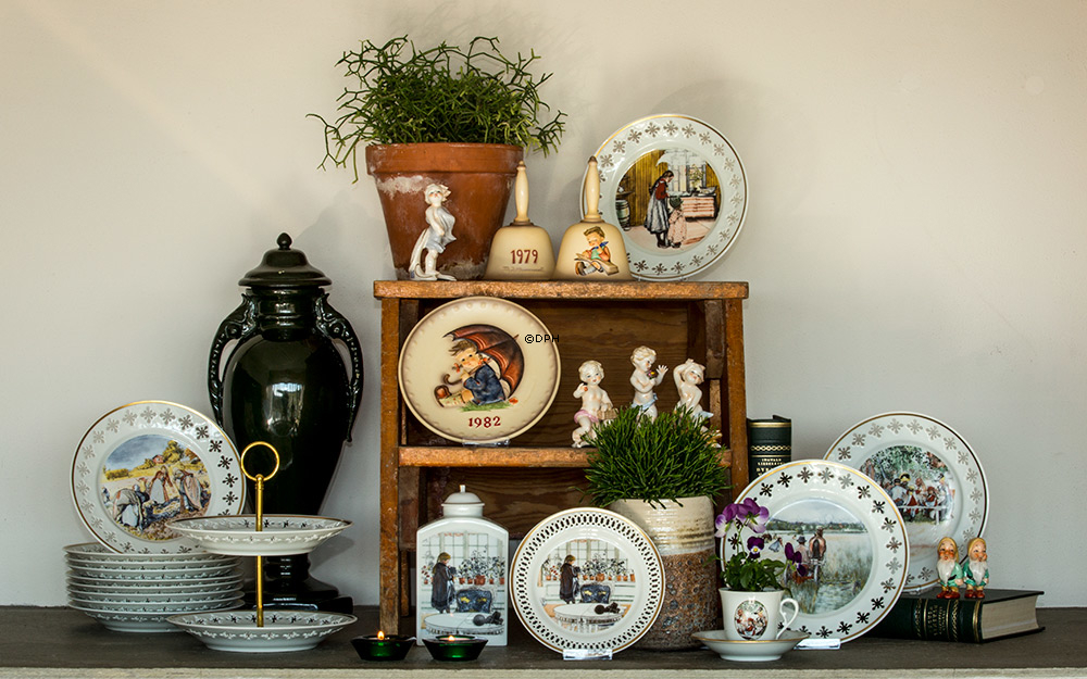 Die Küche Carl Larsson, Serie Nr.. 1, Teller Nr.. 4, Bing & Gröndahl