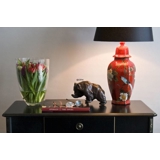 Gehender Braunbär Figur, Bing & Gröndahl Steingut