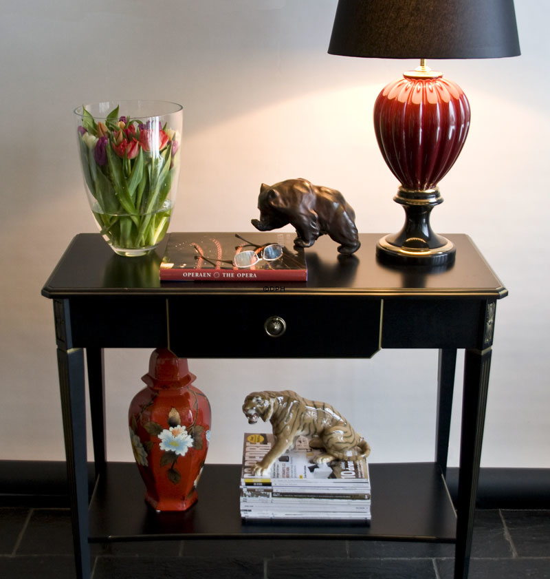 Gehender Braunbär Figur, Bing & Gröndahl Steingut