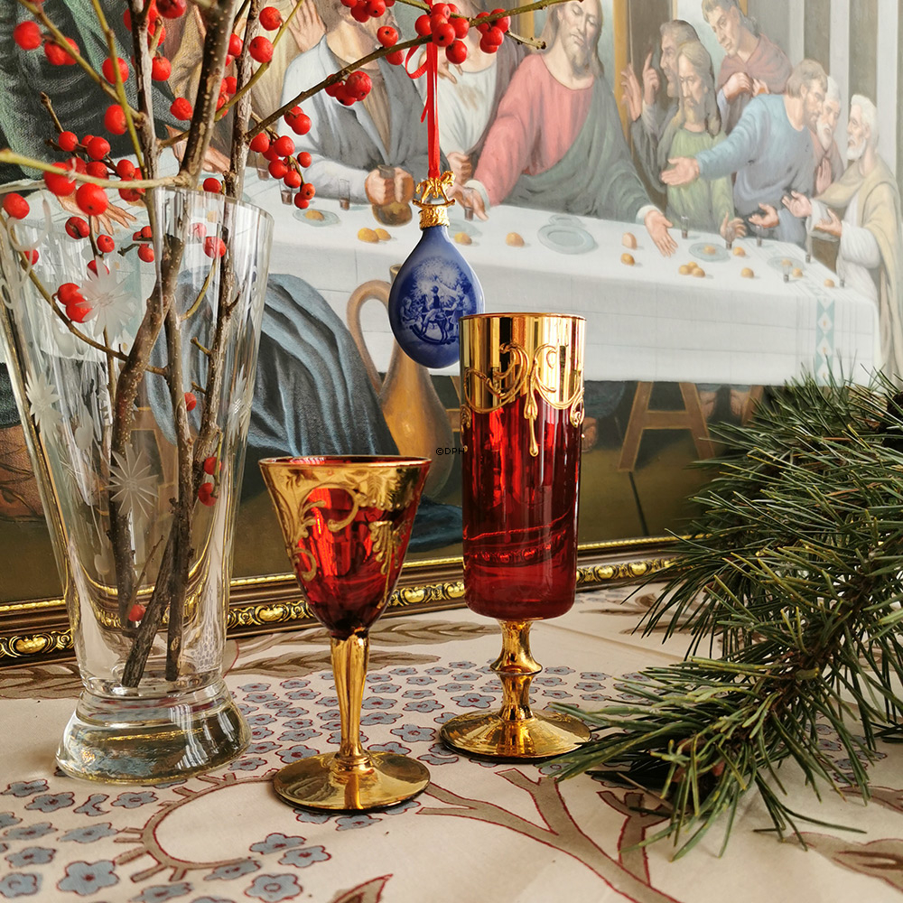 2002 Bing & Gröndahl Weihnachtsornament, Weihnachtstropfen