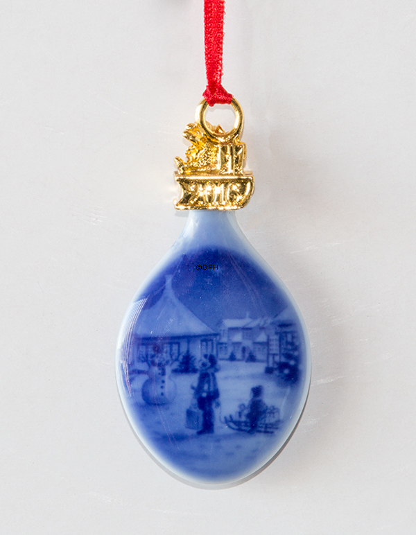 2016 Bing & Gröndahl Weihnachtsornament, Weihnachtstropfen, Hans Christian Andersens Haus