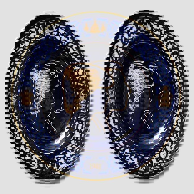 Hochzeitsteller, Prinz Charles und Lady Diana, Bing & Gröndahl