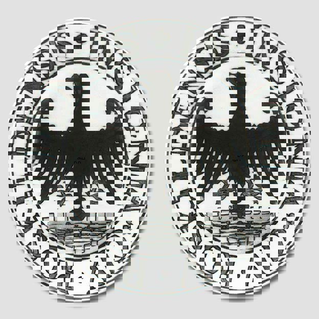 Stadtwappenteller, ROSKILDENSIS INSIGNIA CIV, Bing & Gröndahl