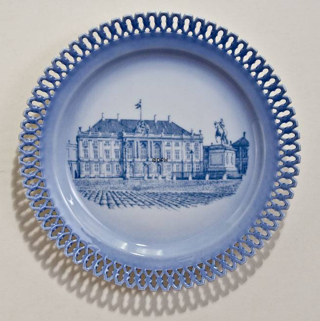 Bing & Gröndahl, Teller "Dänische Schlösser", Schloss Amalienborg