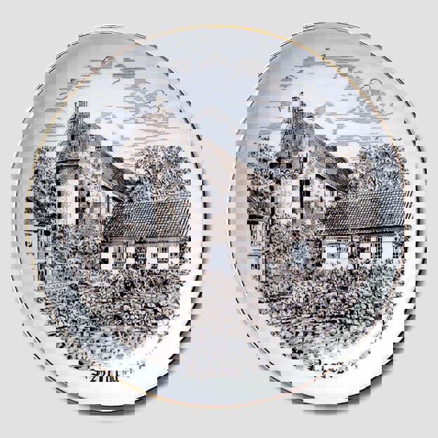 Nyborg Teller, Zeichnung in Braun, Bing & Gröndahl