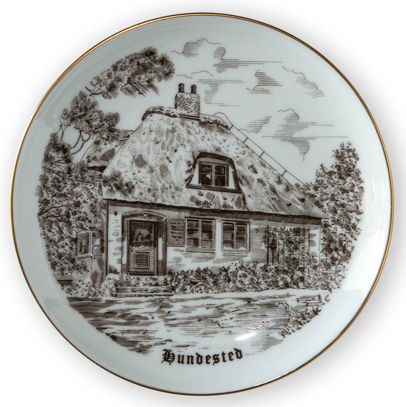 Hundested, Zeichnung in Braun, Bing & Gröndahl