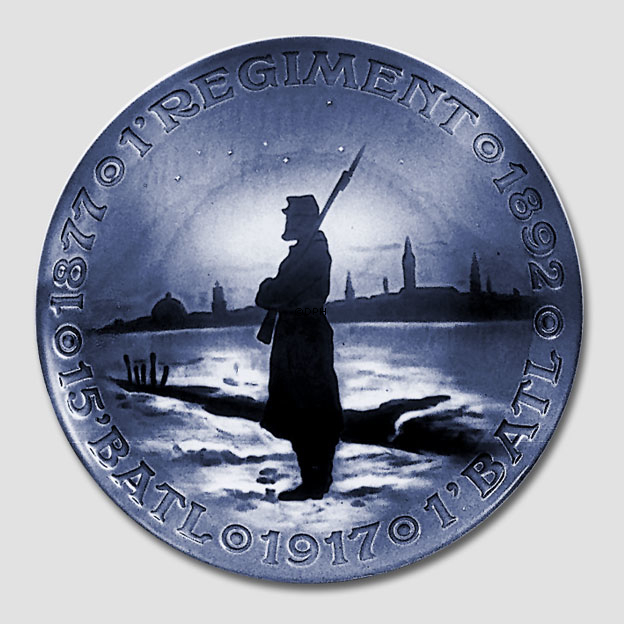 Soldatenjubiläumsteller 1877-1917, Bing & Gröndahl