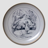Hans Christian Andersen Märchenteller, Däumelinchen, Nr. 6, Bing & Gröndahl