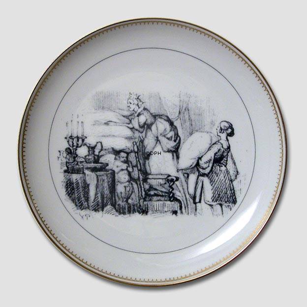 Hans Christian Andersen Märchenteller, Die Prinzessin auf der Erbse, nein. 11, Bing & Gröndahl