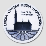 Gedenkteller, wie Bürger so Stadt, Bing & Gröndahl