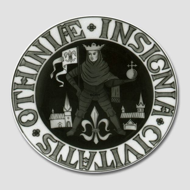Stadtwappenteller, OTHINIÆ, INSIGNIA CIVITATIS, Bing & Gröndahl